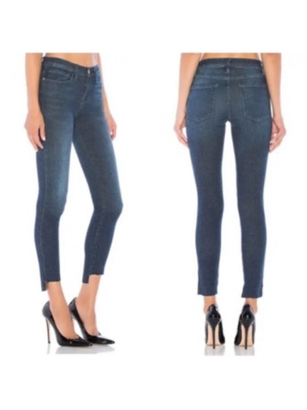 Frame Denim Blue Ankle Cropped Jeans size 27